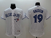 Toronto Blue Jays #19 Jose Bautista White 2016 Flexbase Authentic Collection Stitched Jersey,baseball caps,new era cap wholesale,wholesale hats